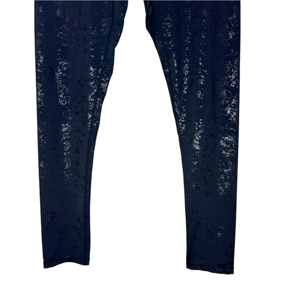 Terez Black Tonal Foil Haze UpLift Mid Rise Leggings - Picture 6 of 8